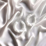 Acrylic C-Hoop Earrings - Trendsi - Flyclothing LLC