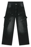Men's Baggy Jeans with Cargo Pockets - Trendsi - Flyclothing LLC