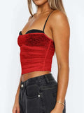 Lace Sweetheart Neck Cami - Trendsi - Flyclothing LLC