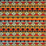 Rockmount Ranch Ware Native Print Western Cotton Bandana in Orange & Turquoise - Rockmount Clothing - Flyclothing LLC