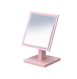Pink Rectangle Makeup Shaving Tabletop Mirror - Homeroots - Flyclothing LLC