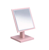 Pink Rectangle Makeup Shaving Tabletop Mirror - Homeroots - Flyclothing LLC