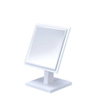 White Rectangle Makeup Shaving Tabletop Mirror - Homeroots - Flyclothing LLC