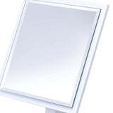 White Rectangle Makeup Shaving Tabletop Mirror - Homeroots - Flyclothing LLC