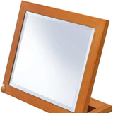 Brown Rectangle Makeup Shaving Tabletop Mirror - Homeroots - Flyclothing LLC