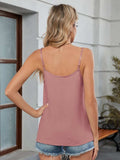 Decorative Button V-Neck Cami - Trendsi - Flyclothing LLC