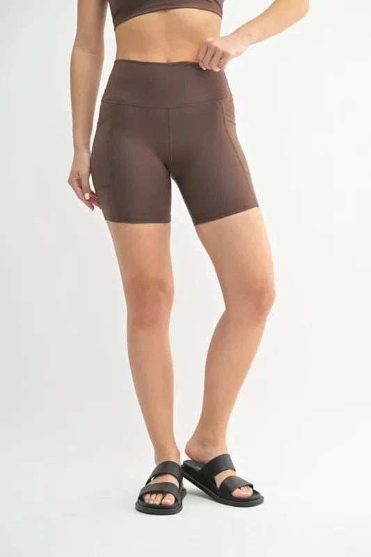 MONO B Venice Cloud Light Sculpt Biker Shorts - Trendsi - Flyclothing LLC
