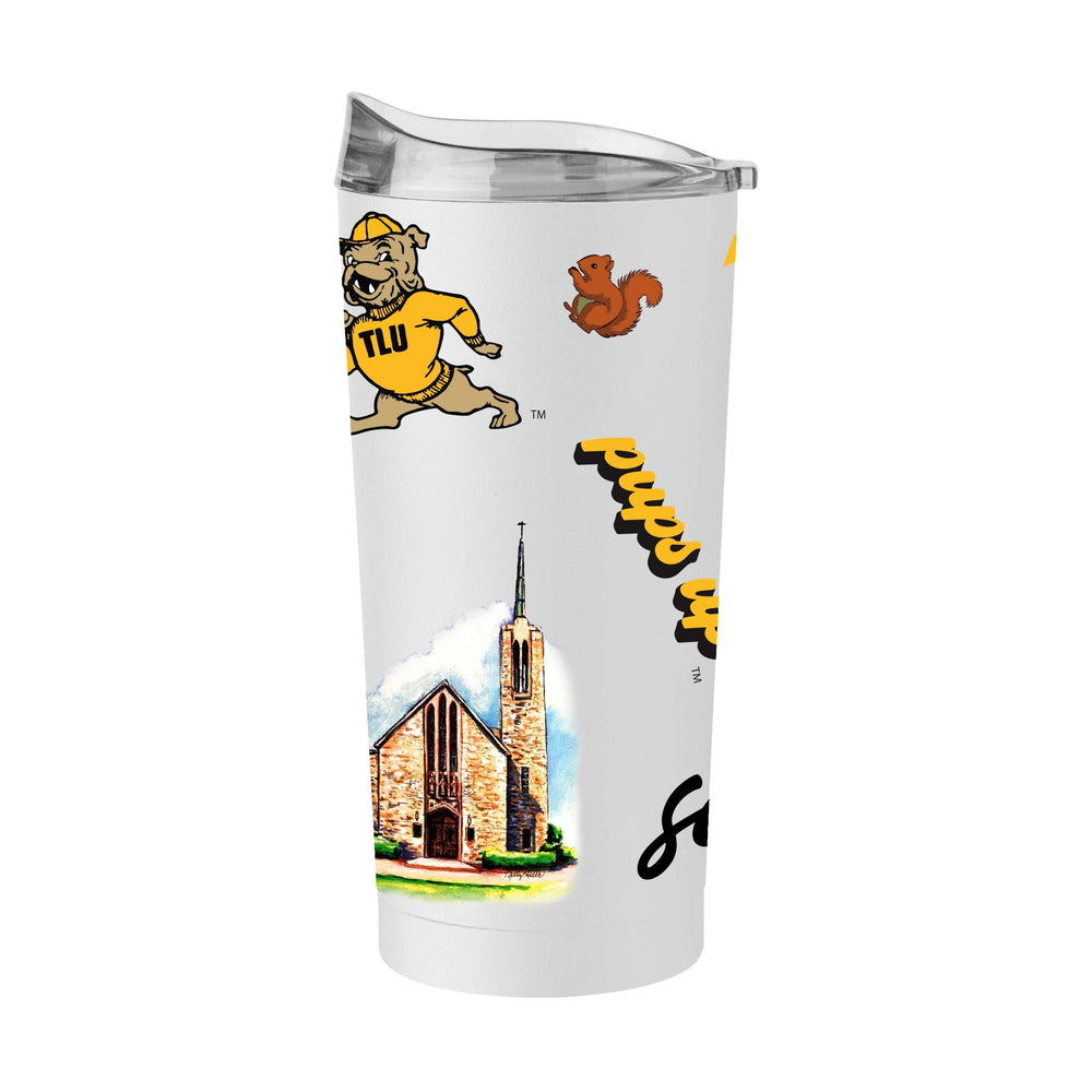 Texas Lutheran 20oz Native Powder Coat Tumbler - Logo Brands - Flyclothing LLC