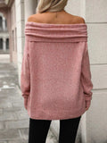 Turtleneck Long Sleeve Sweater - Trendsi - Flyclothing LLC