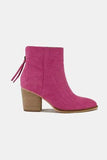 Beast Fashion Suede Point Toe Ankle Booties - Trendsi - Flyclothing LLC