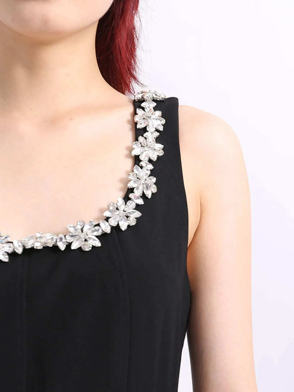 Flower Scoop Neck Sleeveless Dress - Trendsi - Flyclothing LLC