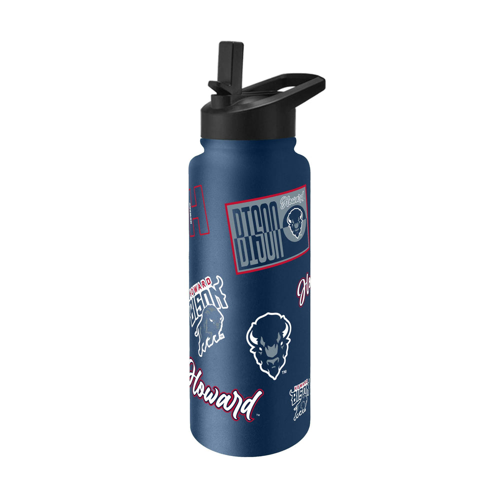 Howard University 34oz Dreamweave Quencher Bottle - Logo Brands - Flyclothing LLC
