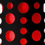 66" Steel Novelty Floor Lamp With Black And Red Drum Shade - Homeroots - Flyclothing LLC