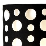 66" Steel Novelty Floor Lamp With Black And White Drum Shade - Homeroots - Flyclothing LLC