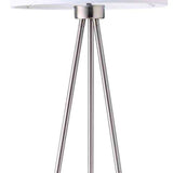 59" White Tripod Floor Lamp With White Drum Shade - Homeroots - Flyclothing LLC