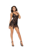 Elegant Moments Black Lace Babydoll 4322 - Elegant Moments - Flyclothing LLC