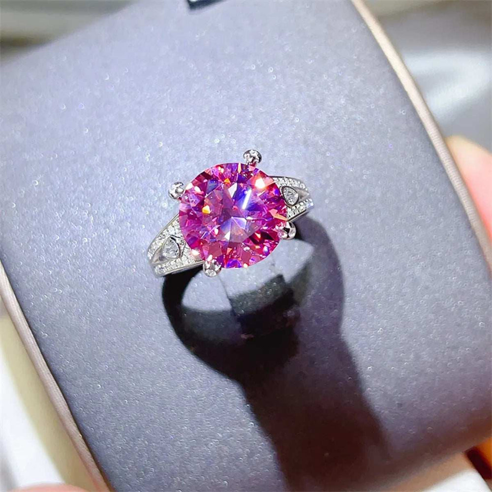 5 Carat Moissanite 925 Sterling Silver Ring - Trendsi - Flyclothing LLC