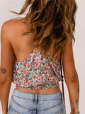 Floral Surplice Cami - Trendsi - Flyclothing LLC