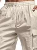 Men's Full Size Drawstring Shorts with Cargo Pockets Plus Size - Trendsi - Flyclothing LLC