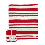 Wisconsin - River Falls Cable Knit Throw 50x60 - Logo Brands - Flyclothing LLC