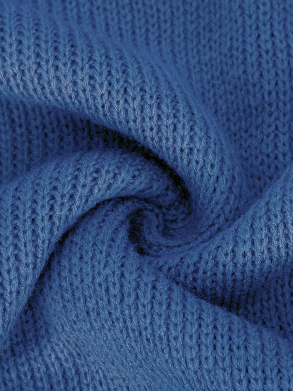 Round Neck Long Sleeve Sweater - Trendsi - Flyclothing LLC