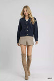 Umgee Button-Front Knit Cardigan - Trendsi - Flyclothing LLC