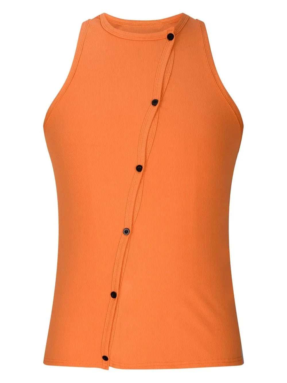 Men's Full Size Cutout Round Neck Tank Plus Size - Trendsi - Flyclothing LLC