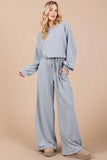 Ces Femme Boat Neck Long Sleeve Drawstring Jumpsuit - Trendsi - Flyclothing LLC