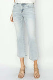 RISEN Full Size Mid Rise Cropped Flare Jeans - Trendsi - Flyclothing LLC