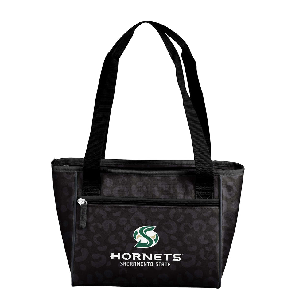 Sacramento State Leopard Print 16 Can Cooler Tote - Logo Brands - Flyclothing LLC