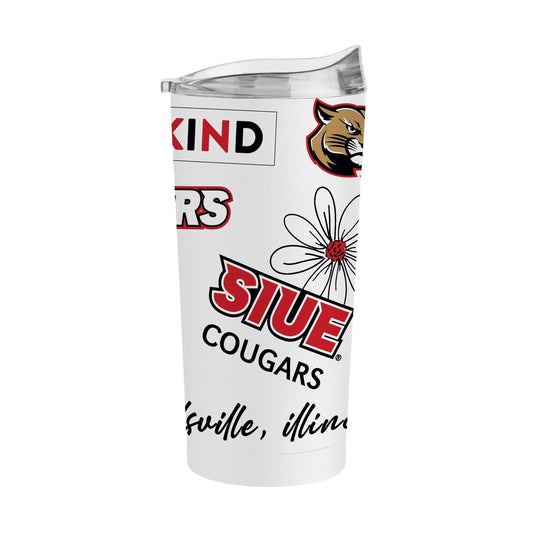 Southern Ill Edwardsville 20oz Native Powder Coat Tumbler - Logo Brands - Flyclothing LLC