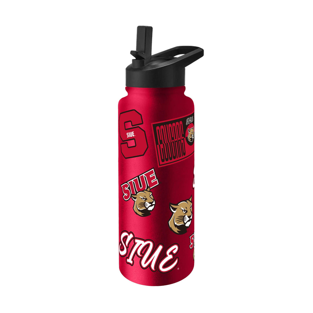 Southern Ill Edwardsville 34oz Dreamweave Quencher Bottle - Logo Brands - Flyclothing LLC