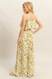 HYFVE Floral Print Spaghetti Strap Wide Leg Jumpsuit - Trendsi - Flyclothing LLC