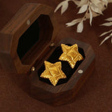 Titanium Steel Star Stud Earrings - Trendsi - Flyclothing LLC