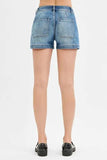 RISEN Low Rise Patched Pocket Shorts - Trendsi - Flyclothing LLC