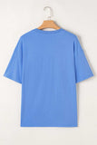 Graphic Round Neck Short Sleeve T-Shirt - Trendsi - Flyclothing LLC