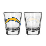 Los Angeles Chargers 2oz Satin Etch Shot Glass - Logo Brands - Flyclothing LLC