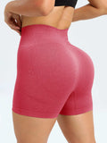 High Waist Active Shorts - Trendsi - Flyclothing LLC