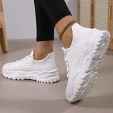 Round Toe Platform Athletic - Trendsi - Flyclothing LLC