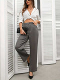 High Waist Wide Leg Pants - Trendsi - Flyclothing LLC