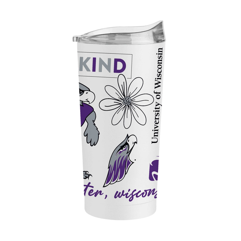UW-Whitewater 20oz Native Powder Coat Tumbler - Logo Brands - Flyclothing LLC