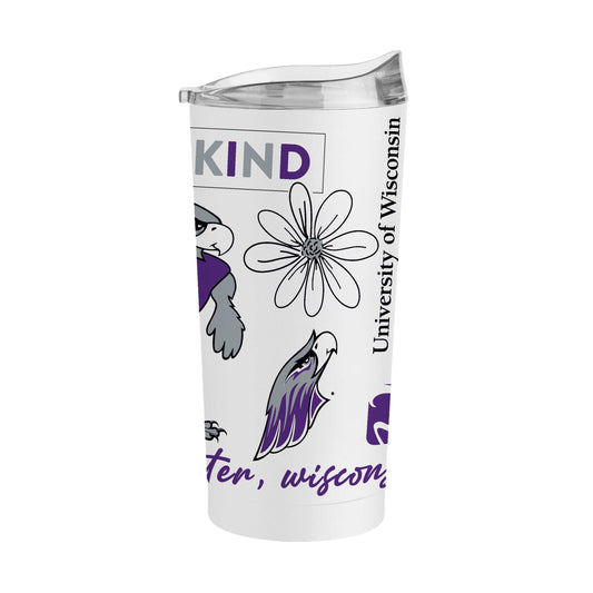 UW-Whitewater 20oz Native Powder Coat Tumbler - Logo Brands - Flyclothing LLC