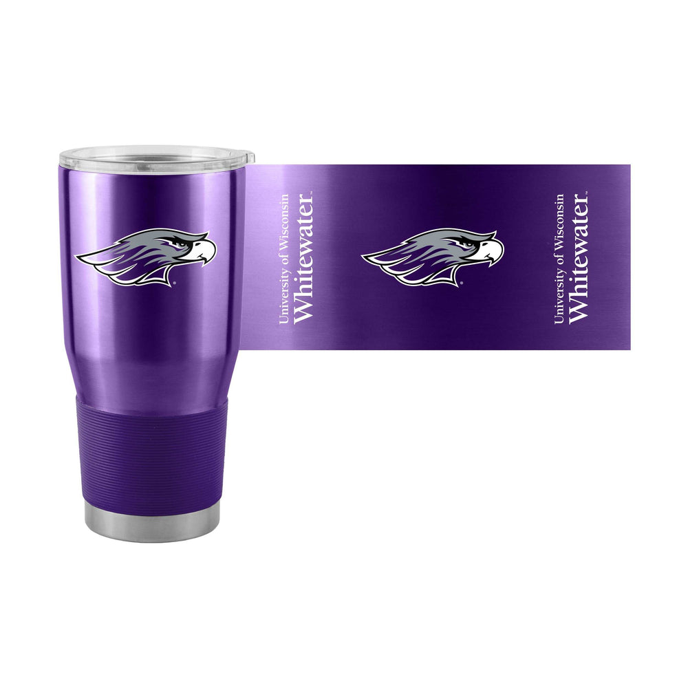 Wisconsin - Whitewater 30oz Gameday Stainless Tumbler - Logo Brands - Flyclothing LLC