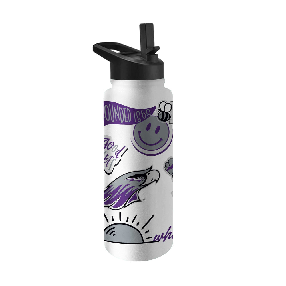 UW-Whitewater 34oz Native Quencher Bottle - Logo Brands - Flyclothing LLC