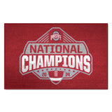 Official Ohio State 2024 National Champions Logo 19"x30" Starter Mat - Ohio State