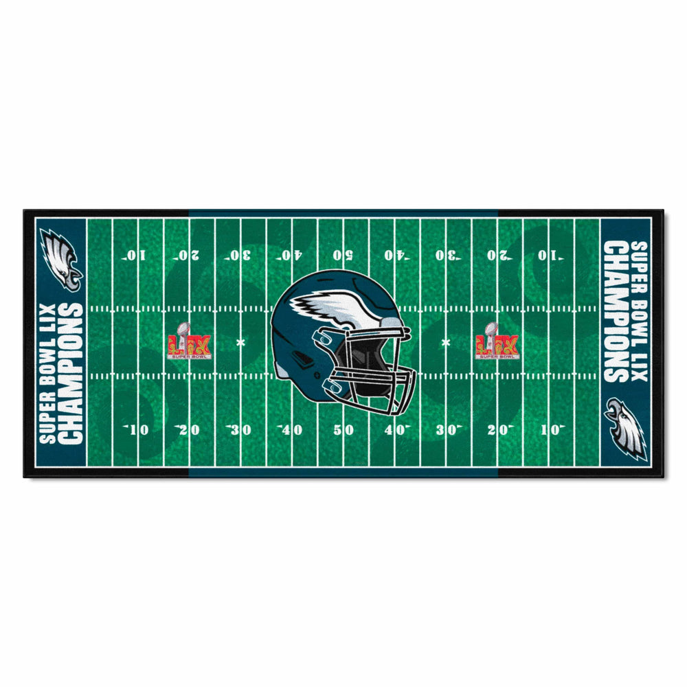 Philadelphia Eagles Super Bowl LIX Champions Football Field Runner - Philadelphia Eagles - Flyclothing LLC