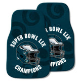 Philadelphia Eagles Super Bowl LIX Champions 2-pc Carpet Car Mat Set - Philadelphia Eagles - Flyclothing LLC