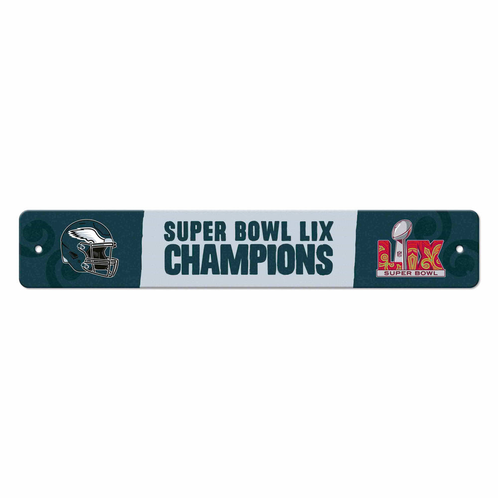 Philadelphia Eagles Super Bowl LIX Champions Street Sign - Philadelphia Eagles - Flyclothing LLC