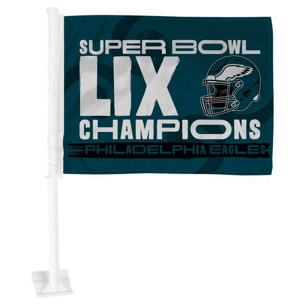 Philadelphia Eagles Super Bowl LIX Champions Car Flag - Philadelphia Eagles - Flyclothing LLC