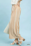 Umgee Vertical Stripe Wide Leg Pants - Trendsi - Flyclothing LLC